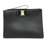 Pre-owned Svart skinn Salvatore Ferragamo Clutch