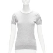 Pre-owned Gra bomull Chanel Top
