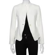 Pre-owned Armani-jakke i hvitt stoff