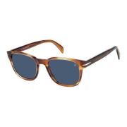 DB 1062/S Sunglasses in Brown Horn/Blue