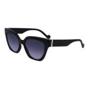 Svart/Blå Shaded Solbriller Lj778S