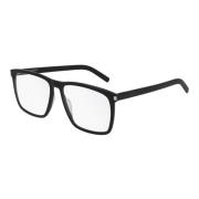 Black Slim Eyewear Frames Sunglasses