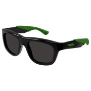 Svart Grønn/Mørk Grå Solbriller