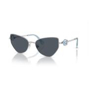Silver/Dark Grey Sunglasses SK 7006