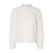 Tatiana L/S Embr Shirt - Bright White