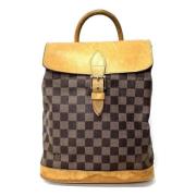 Pre-owned Brunt lerret Louis Vuitton Randonnee