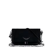 Eternal Clutch Svart Skinn Crossbody Veske