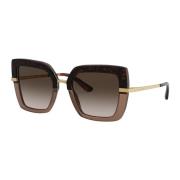 Half Print Sunglasses in Havana Brown