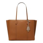 Triple-Compartment Tote - Light Umber
