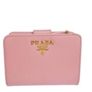 Pre-owned Rosa Prada-lommebok i skinn