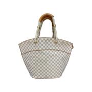 Pre-owned Beige lerret Louis Vuitton Tote