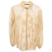 Pre-owned Gull blonder Ralph Lauren skjorte