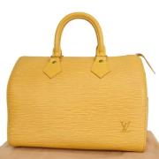 Pre-owned Gult skinn Louis Vuitton Speedy