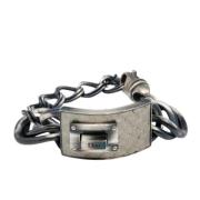 Pre-owned Solv Leather Dior armband