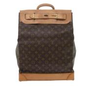 Pre-owned Brunt lerret Louis Vuitton City dampbat