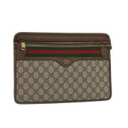 Pre-owned Beige bomull Gucci Clutch