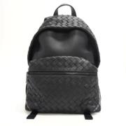 Pre-owned Svart skinn Bottega Veneta ryggsekk