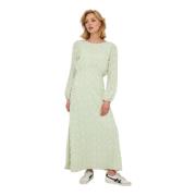 Grønn Once Untold Julia Long Dress Kjole