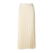 Tina Hw Ankle Plisse Skirt - Birch