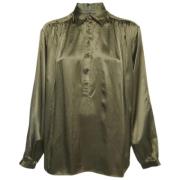 Pre-owned Gronn silke Ralph Lauren Top
