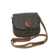 Pre-owned Brunt lerret Louis Vuitton Saint Cloud