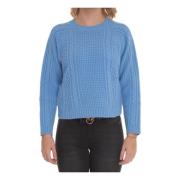 Kabelstrikk Raglanerme Pullover