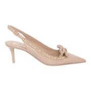 Rosa Patent Skinn Slingback Pumps