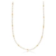 Men's Mini Pearl Choker with Gold Plating