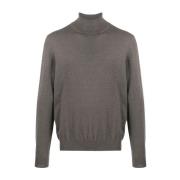 Italiensk Ull Rollneck Sweater