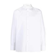 Klassisk Hvit Bomullsskjorte