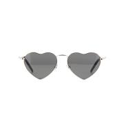 Luksuriøse Metallic Solbriller for Kvinner