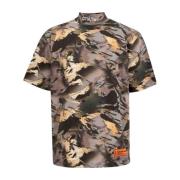 Camouflage Print T-skjorte