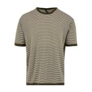 Stripete T-skjorte for Menn