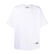 Hvit T-Skjorte med Giro Print