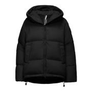 Nagoya Cape - Oversize Bi-Materiale Cape med Dunfyll