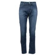 Slim-Fit Denim Jeans for Menn