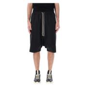 Sorte Bermuda Shorts med Oversize Passform