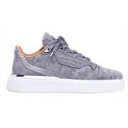 Steel Grey Camouflage Sneakers for Menn