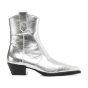 Sølv Ankelstøvler for Kvinner