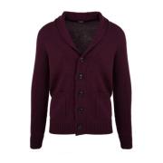 Bordeaux Sweater Cardigan for Menn