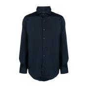 Marineblå Stretch Bomullsskjorte