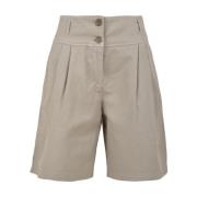 Beige Shorts for Kvinner