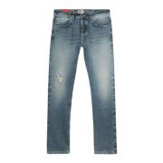 Icon Slim-Fit Jeans, Japansk Stoff, Vintage Vask