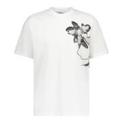T-skjorte med logo blomstermotiv