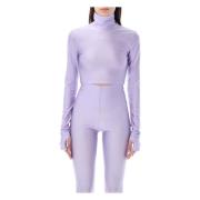 Orchid High Neck Top