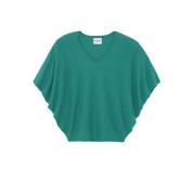 Oversized Cashmere Pullover in Green