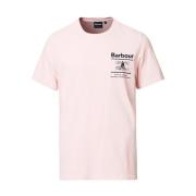 Nautisk-inspirert Bomull T-skjorte