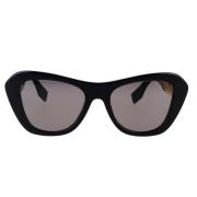 Glamorøse geometriske solbriller med Fendi-motiv