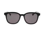Minimalistiske firkantede solbriller med kjønnsnøytral stil