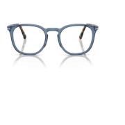Ikoniske enkle å bruke blå briller